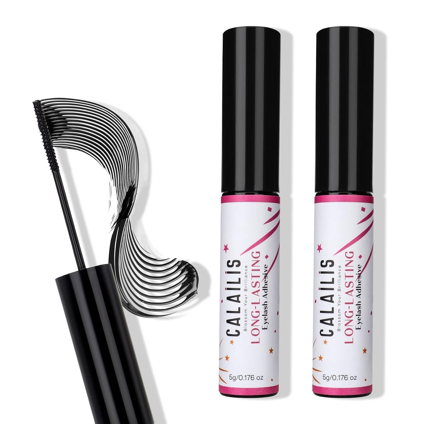 Lash Cluster Glue - Strong Hold Waterproof Adhesive for Eyelash Extensions | 5ml, Lasts 4+ Weeks