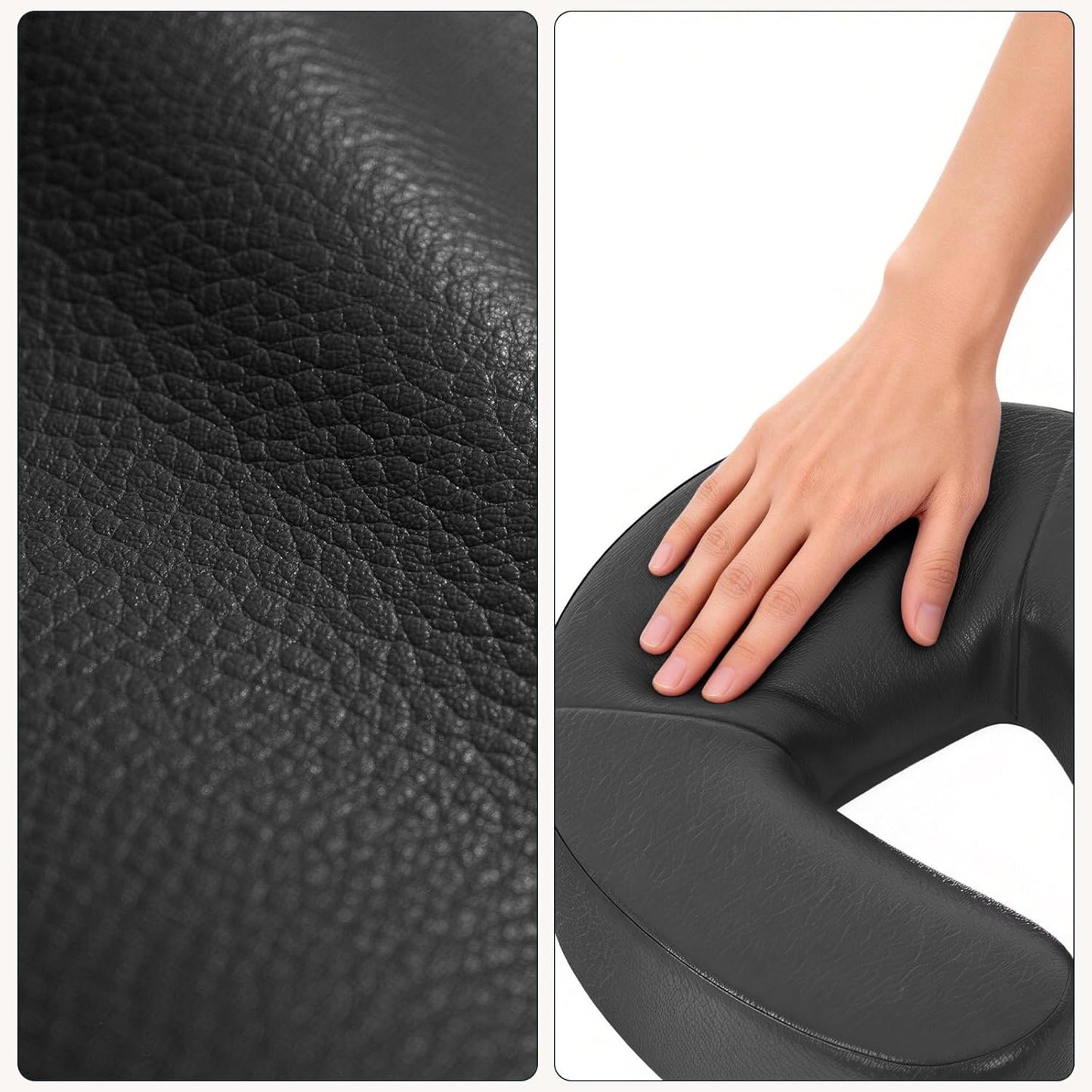 Universal Face Cradle Cushion - Bed Massage Head Holder for Mattresses 5.5-17.7 Inches | Black