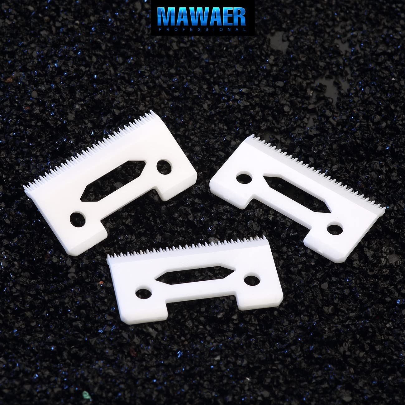MAWAER Upgraded Universally Ceramic Stagger Tooth Blade for WAHL Hair Clipper Ceramic Movable Blade for WAHL Hair Clipper