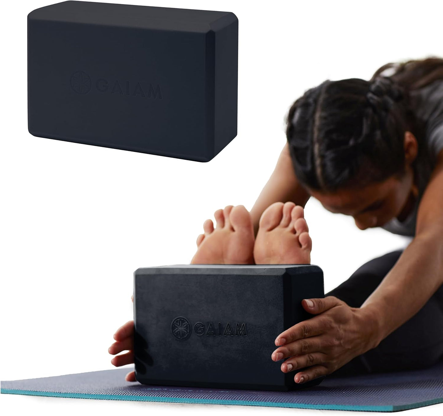 Yoga Block - Supportive Latex-Free EVA Foam with Non-Slip Surface | Ideal for Yoga, Pilates, Meditation