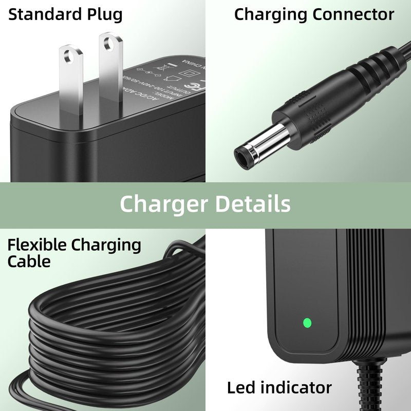 18V Charger for Hyperice Massage Gun for Hypervolt 2 Pro, Hypervolt Go, Hypervolt 2 53200 038-00, Vyper 3 Massage Gun Power Cord Adapter Supply