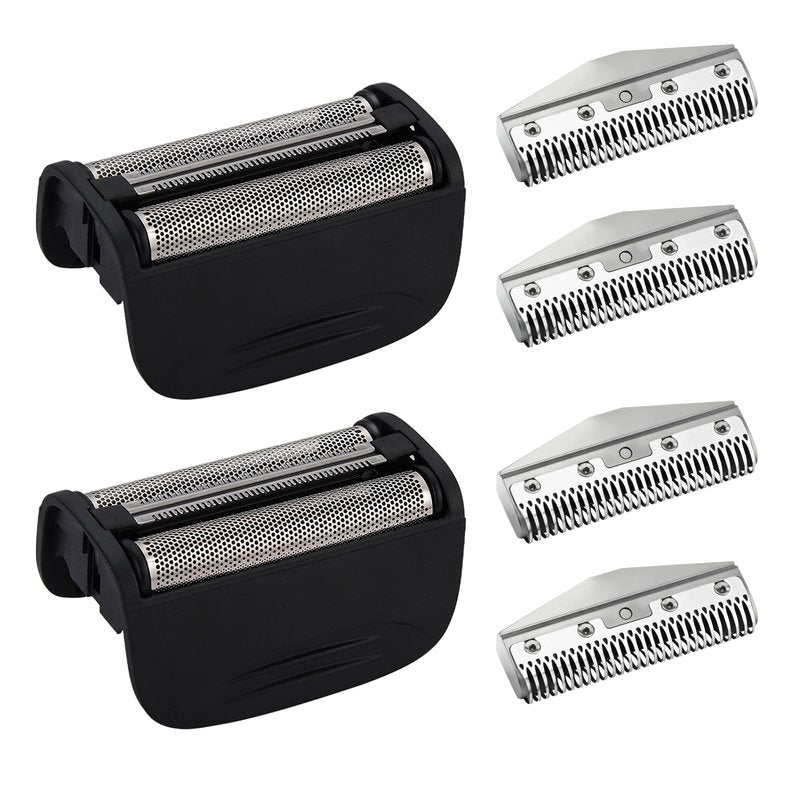 Replacement Head and Cutter Assembly Compatible with Remington PF7400, PF7500, and PF7600 Foil Shavers，2 PACK（BLACK）