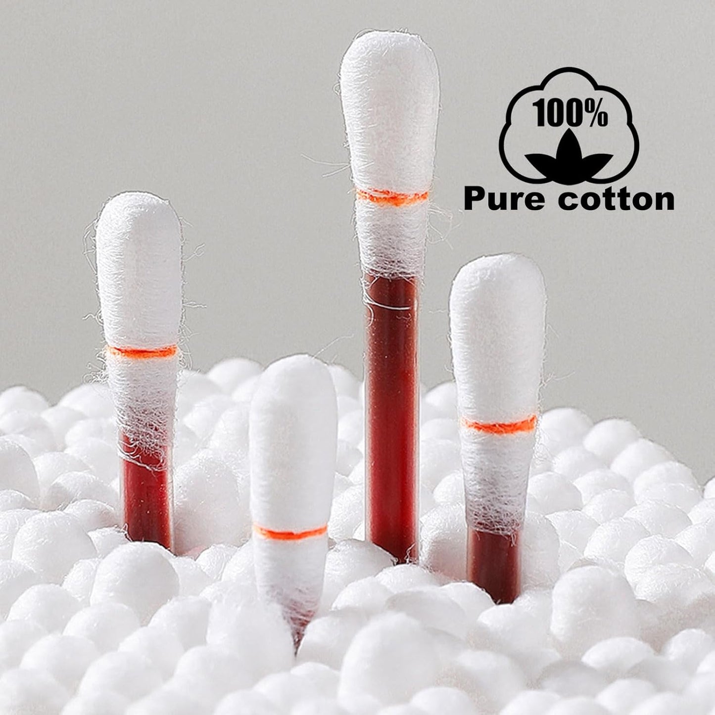 Disposable Iodine Swabs - Individually Wrapped Medical Swabsticks for Wound Care | Pack of 300