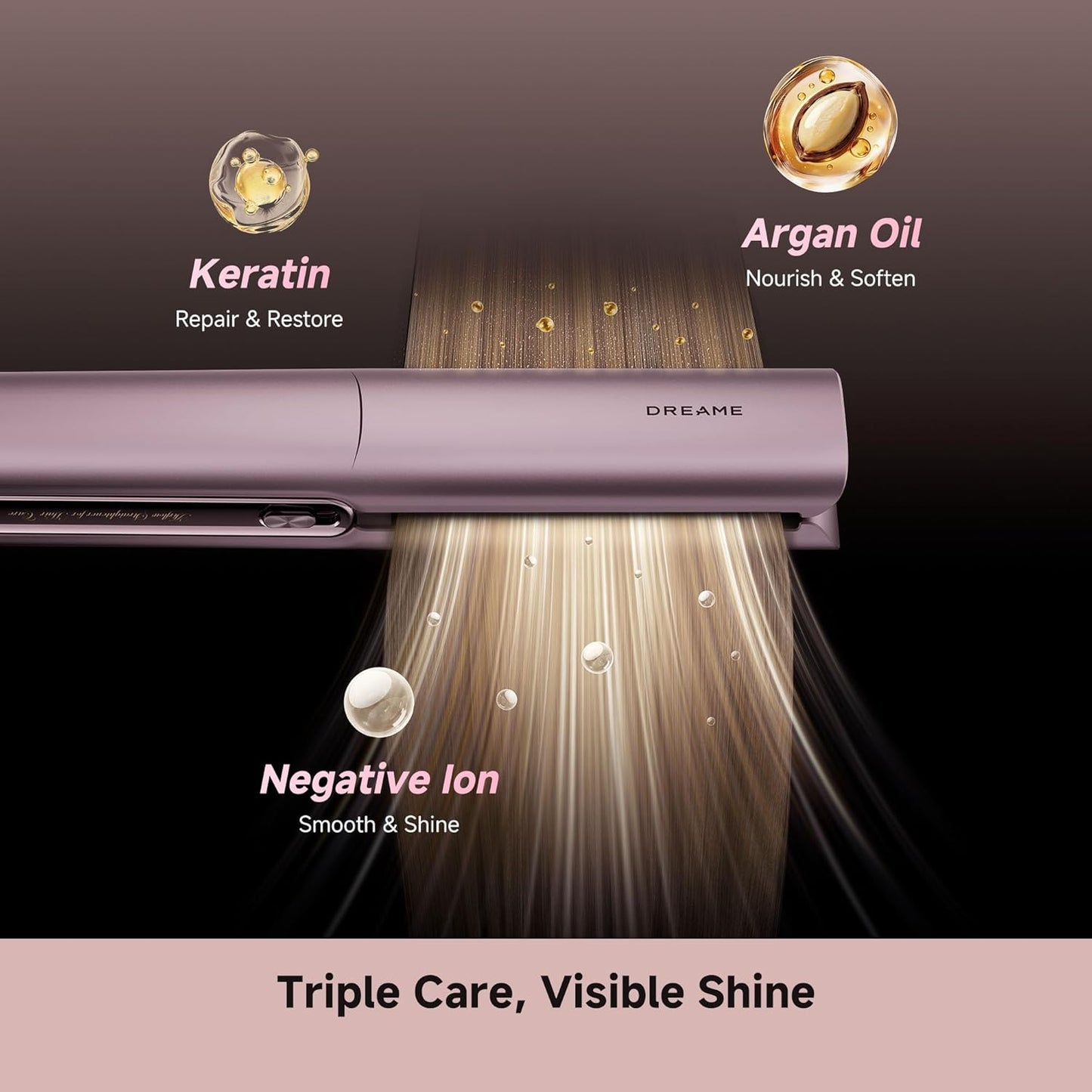 DREAME Aero Straight Pro 2-in-1 Air Straightener | AI Styling, Wet-to-Dry, 57°C Root Care, 110,000RPM Motor