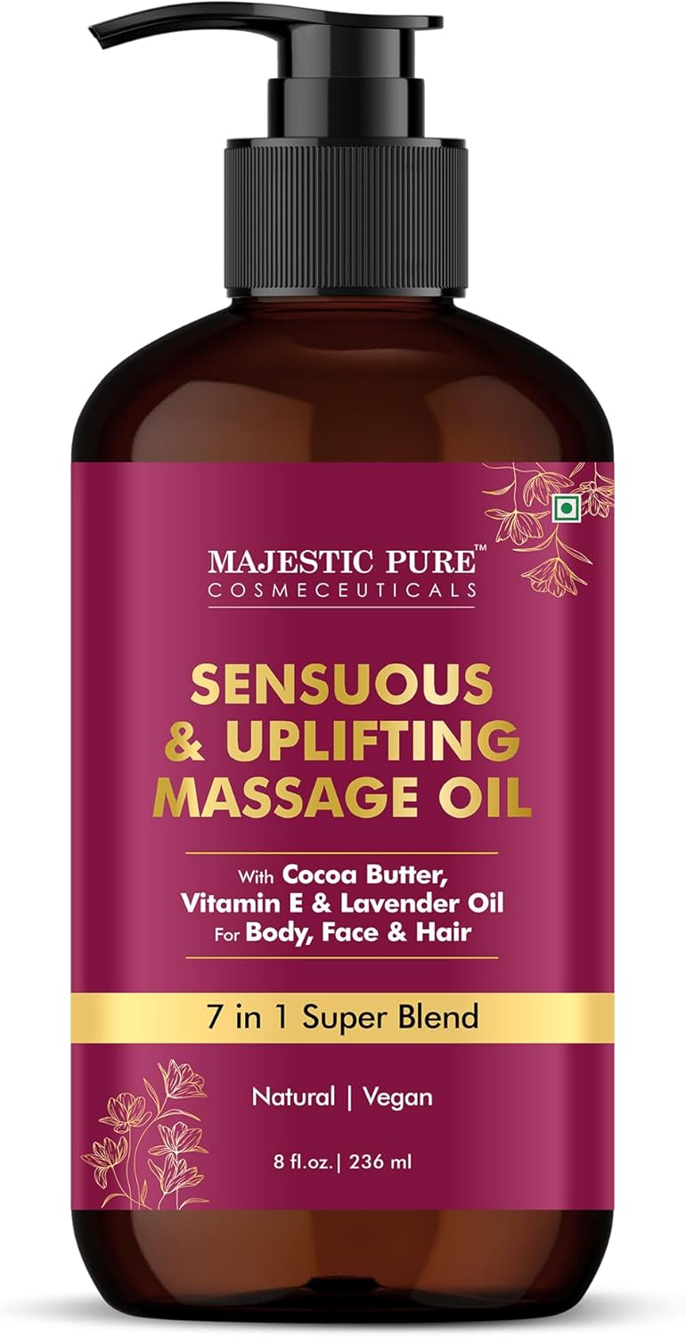 Firming Body Massage Oil - Smooth Cellulite & Improve Skin Texture - Natural Oils with Collagen | 8 fl oz