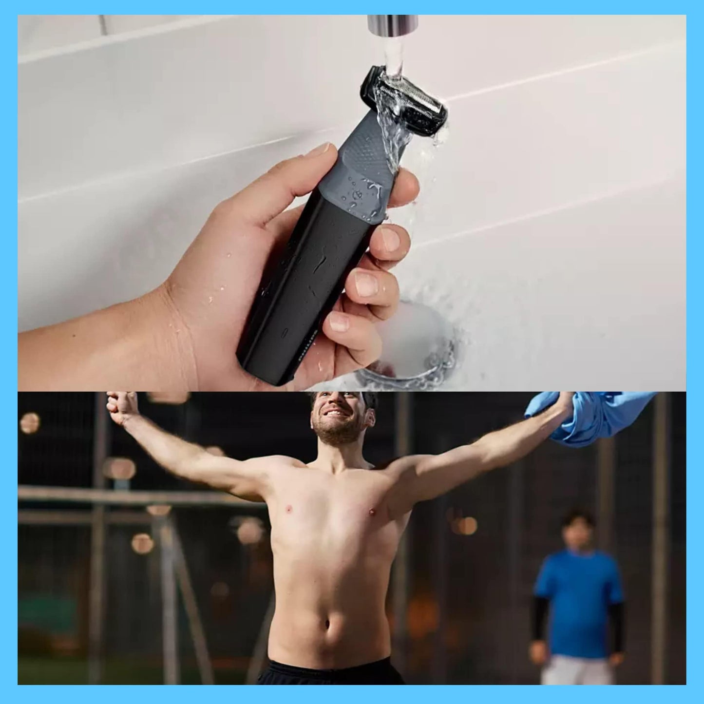 Philips Norelco Body Groomer Series 5000 Body Shaver, Body Hair Trimmer for Men, Showerproof Manscaping Groin Trimmer for Men
