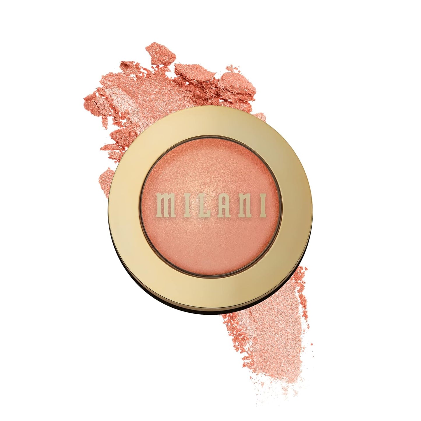 Milani Baked Blush - Cruelty-Free Powder Blush for Cheeks | Shape, Contour & Highlight - Dolce Pink
