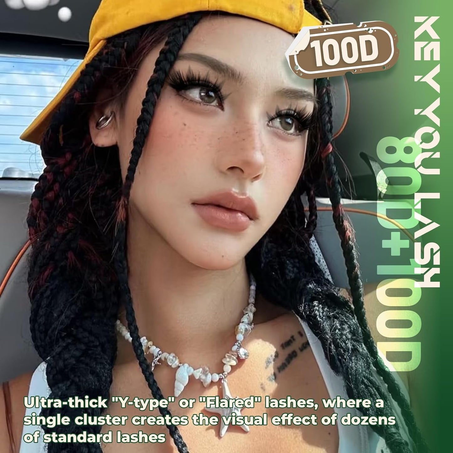 Spiky Manga Lash Clusters - 12-20mm Anime Eyelash Extensions | 80D & 100D Volume DIY Fairy Lashes