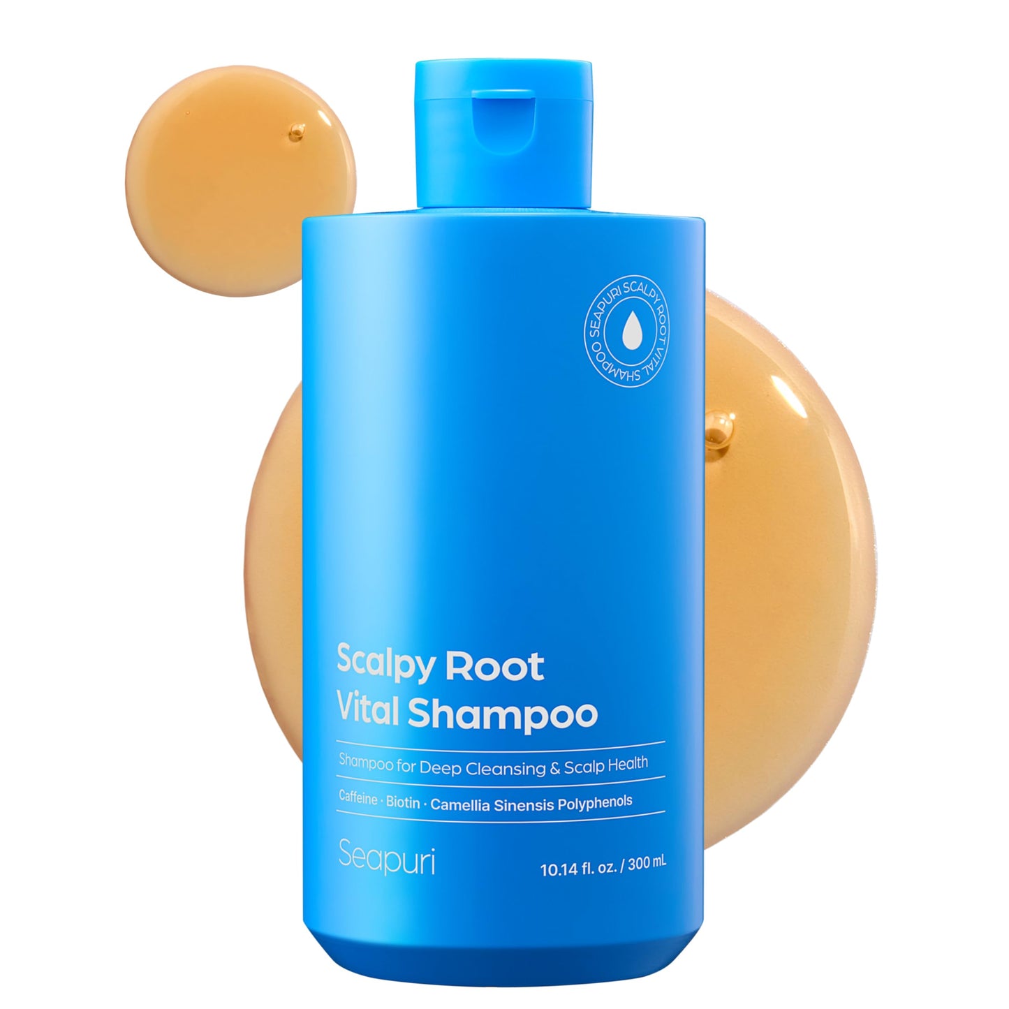 Scalpy Root Vital Shampoo | Instant Root Lift & Hair Thickening with Polyphenol | Caffeine Scalp Energizer for Thinning Hair | Volumizing Treatment | Deep Purifying & Relief | K-Beauty Hair Care