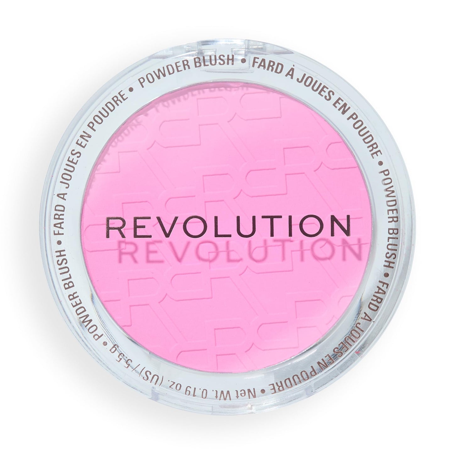 Revolution, Blusher Reloaded, Talc-Free Powder Blush with Matte Finish for Cheeks, Rich Pigment & Buildable, Vegan & Cruelty-Free, Future Flush Pink