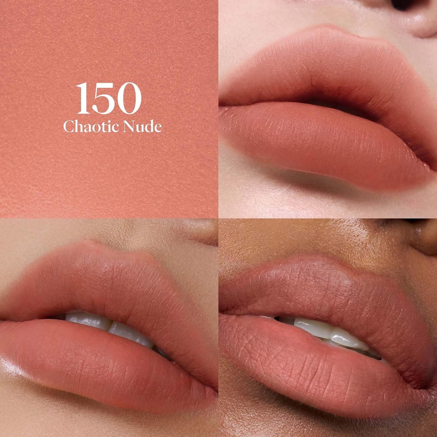 Velvet Rouge Matte Lipstick Pencil - Lightweight, Waterproof, High Pigment Lip Color | Buildable Coverage in Nude