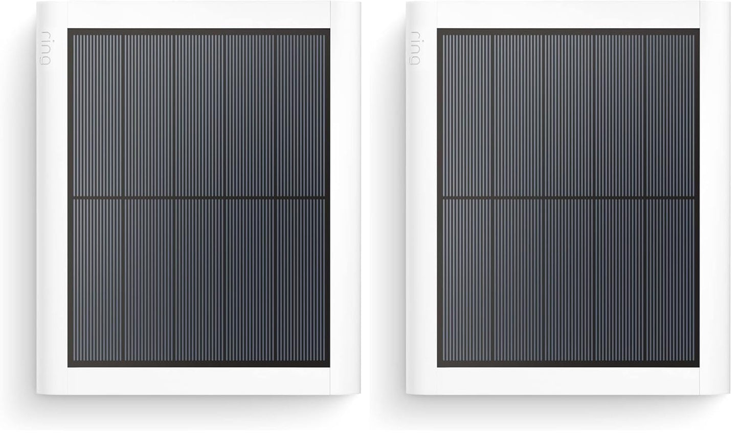 Solar Panel for Ring Outdoor Cameras - 4W Power Supply for Stick Up & Spotlight Cam - Black