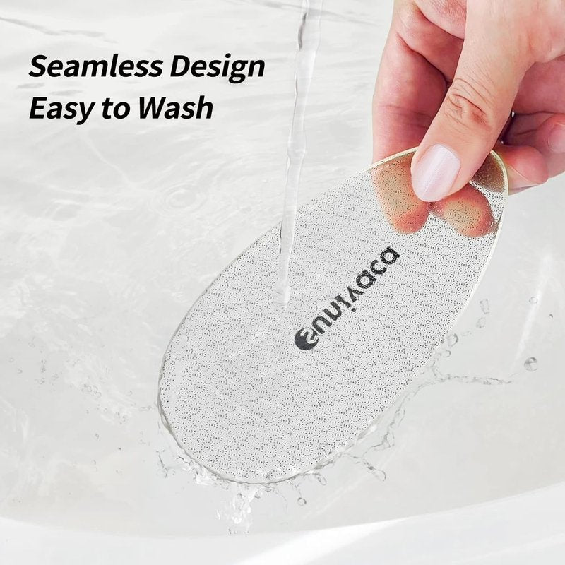 Glass Foot File - Callus Remover & Heel Scraper for Smooth Feet | Professional Pedicure Tool for Diabetic Care