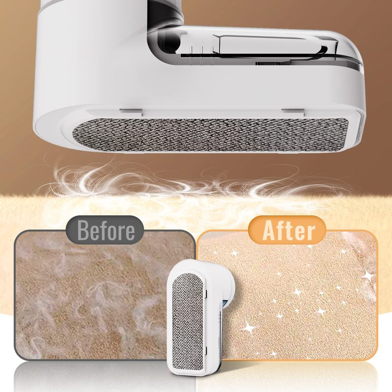 iRUNTEK Wired Fabric Lint Remover, Plug-in Lint Shaver and Brush 2 in 1,Sweater Defuzzer for Removing Fuzz, Lint Balls, Pills, Bobbles from Clothes, Furniture, Carpet, Couch