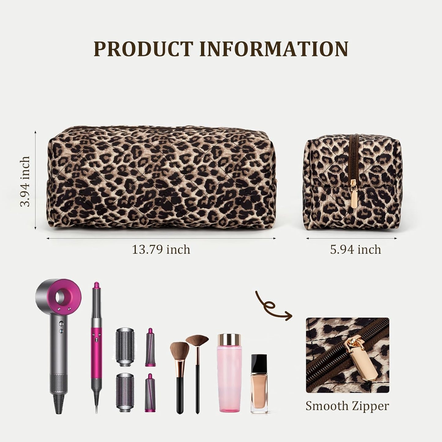 Hair Tools Travel Bag - Compatible with Dyson Airwrap | Cute Floral Organizer for Shark Flexstyle