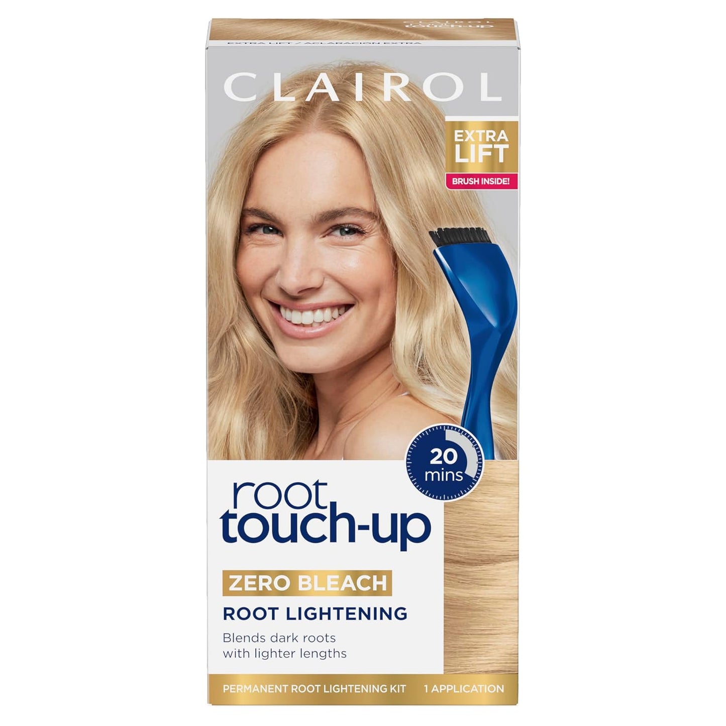 Clairol Root Touch-Up Permanent Hair Dye - 5 Medium Brown | 100% Gray Coverage, Easy Brush Application