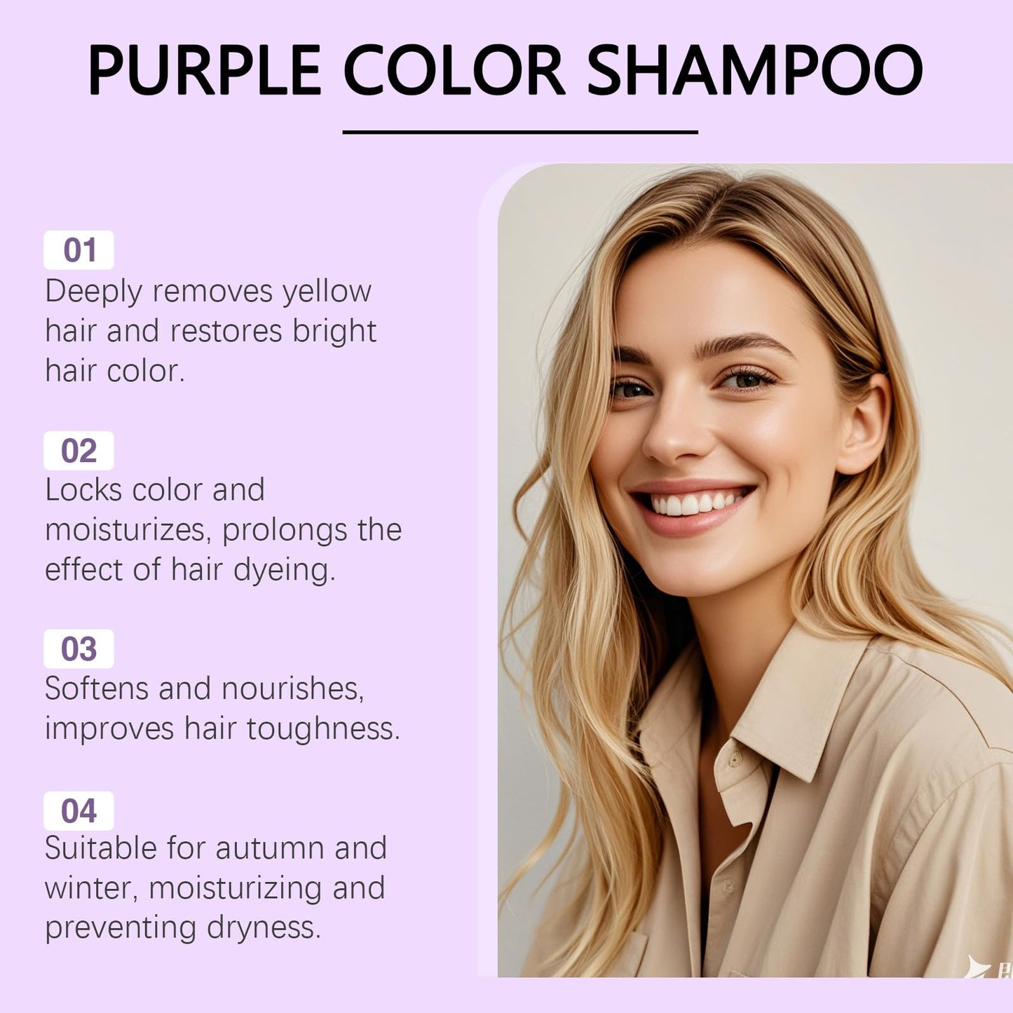 Dulele Keratin Hair Mask, Purple Collagen Hair Mask Essence, Deep Conditioning Hair Treatment Mask Repair Treatment Damage Hair Root, Neutralizes Brass & Yellow Tones,100g/3.53oz
