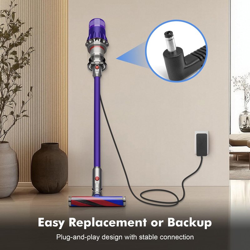 Power Adapter Charger fits for Dyson Digital Slim Only – 21.7V Replacement Power Supply with 1.5M/5.9 Ft Cable, NOT for V6/V7/V8/V10/V11/V12/V15 or DC/SV Series