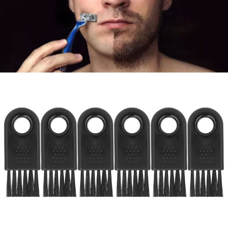 6Pcs Hair Clipper Brush, Anti Slip Electric Shaver Cleaning Brush with Ergonomic Handle, Nylon Trimmer Cleaner for Small Household Appliances, Computer Accessories