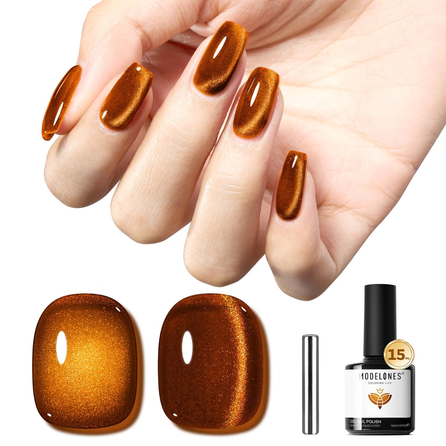 Sage Green Gel Nail Polish - Soak Off LED Nail Art Gel for DIY Manicure | 15 ML