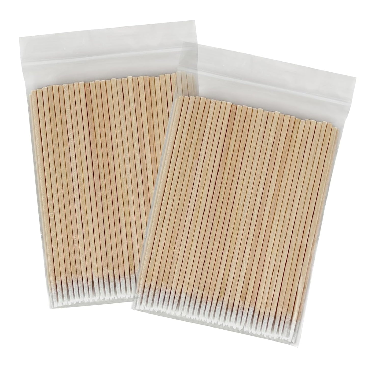 Pointed Cotton Swabs - 4 Inch Microblading Buds with Wooden Sticks | Precision Tips for Makeup & Tattoo Touch-ups (600 Pcs)
