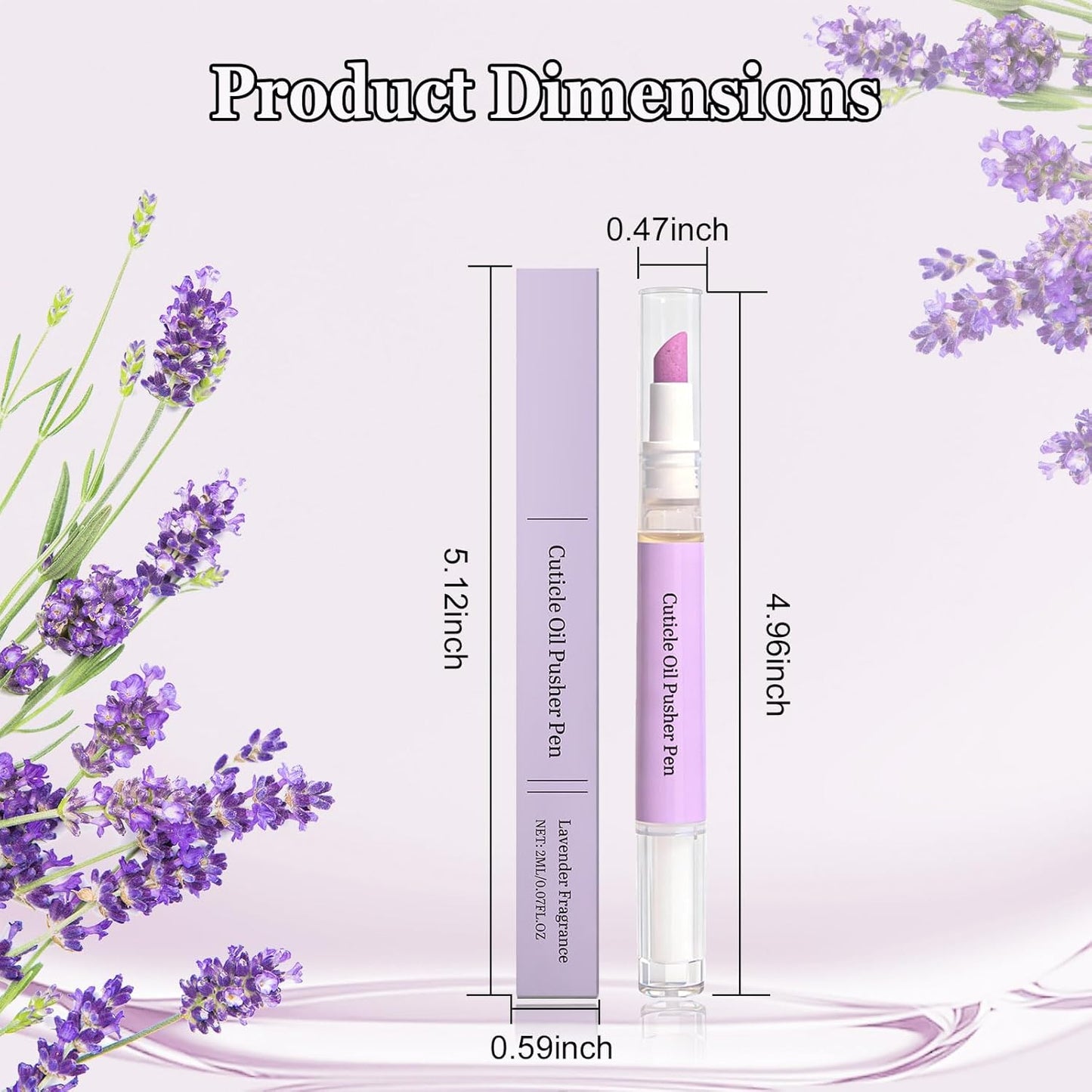 Ceramic Cuticle Pusher Oil Pen - Nourishing Cuticle Remover for Dry & Damaged Nails | 2ml