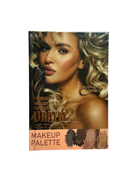 Multi-Color Makeup Palette Book – 48 Eyeshadow Shades + 6 Blush, Highlighter & Contour Powders | Multi-Functional Professional Matte & Shimmer Makeup Kit for Eyes & Face