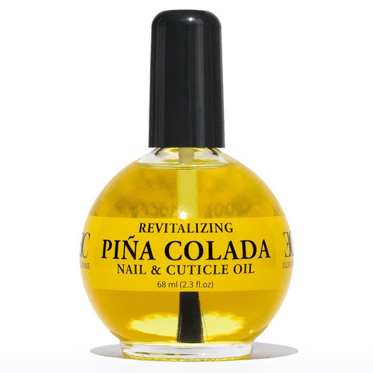 ELLIE CHASE Moisturizing Cuticle & Nail Care Oil 2.3 Fl Oz - Pina Colada Scented – Infused with Jojoba Oil, Aloe, Vitamin E – Nail & Cuticle Hydration, Repair, Moisturizer, Strengthener, Growth