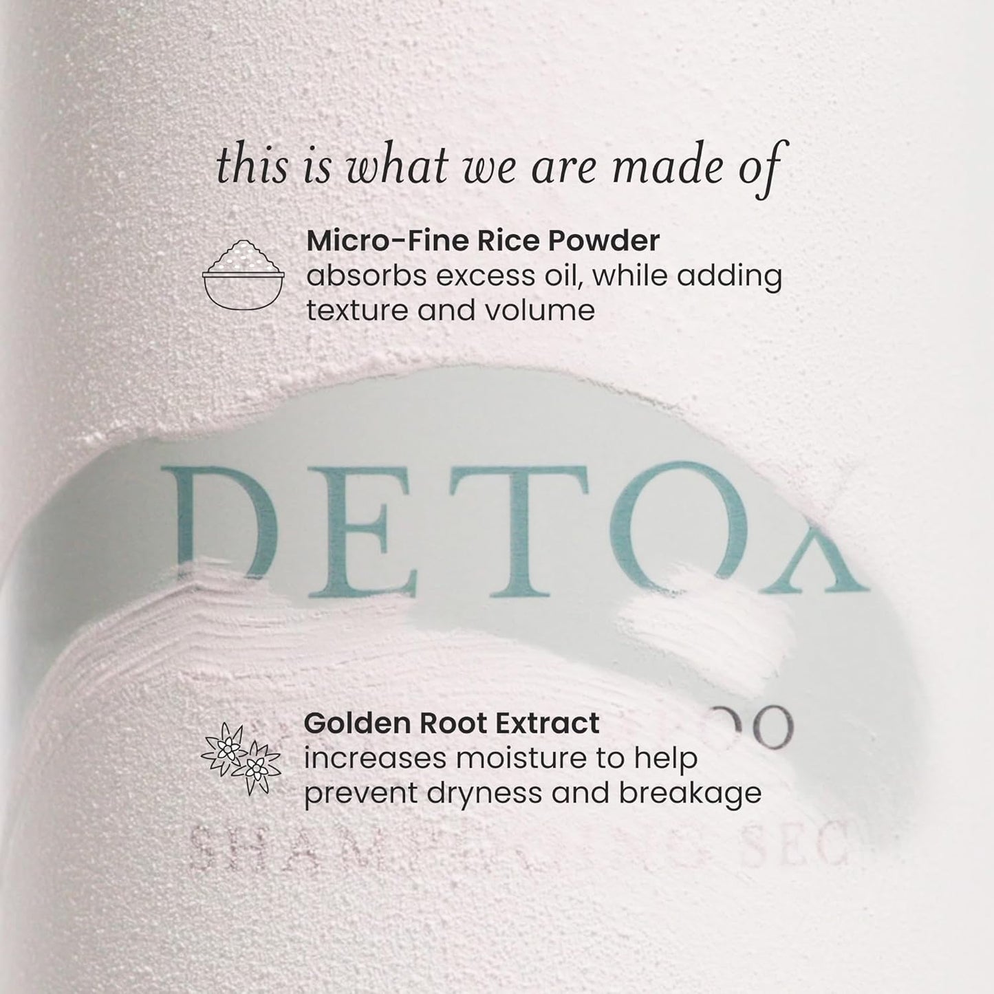 Detox Dry Shampoo Spray - Absorbs Oil & Adds Volume | For All Hair Types