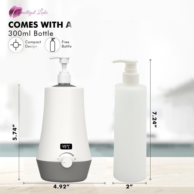 Massage Oil Warmer for Professional Salon Spa Massage, Home Lotion Warmer Plug-in Oil Heater Beauty Salon Treatment (2nd Gen)