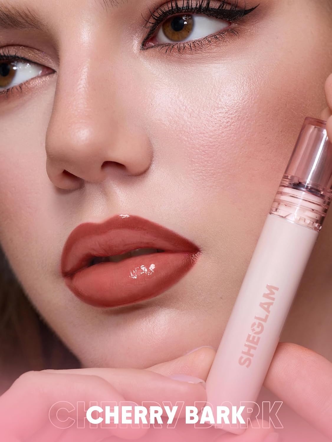 Fall In Line Peel Off Lip Liner Stain - Long Lasting Transfer-Proof Nude Tint | Cherry Bark