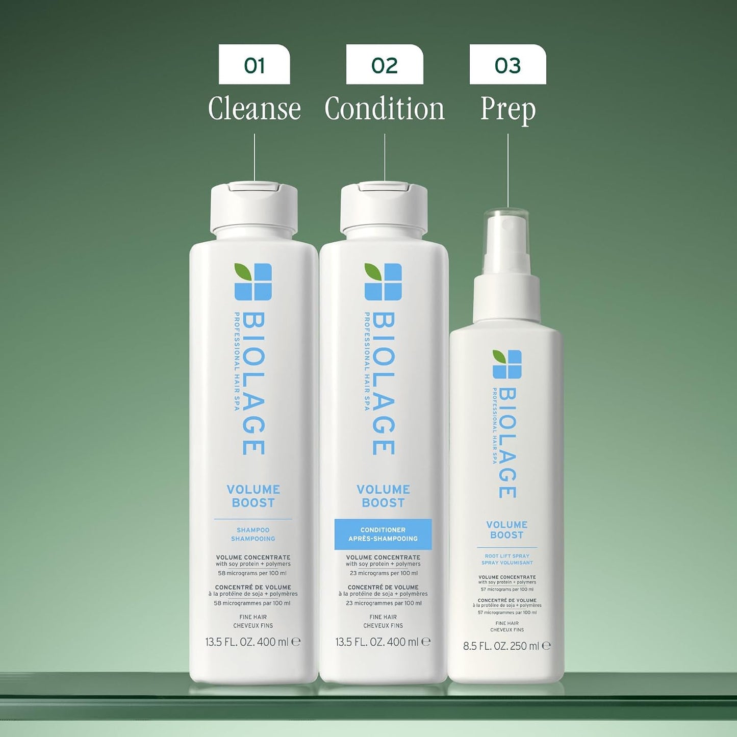 Biolage Volume Boost Conditioner - Weightless Moisture & Shine for Fine Hair | Vegan, Paraben-Free, Soy Protein