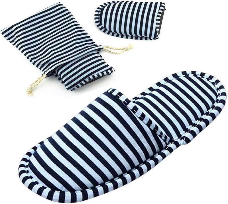 Travel Slippers - Portable Cotton Spa Slippers for Guests | Indoor Use