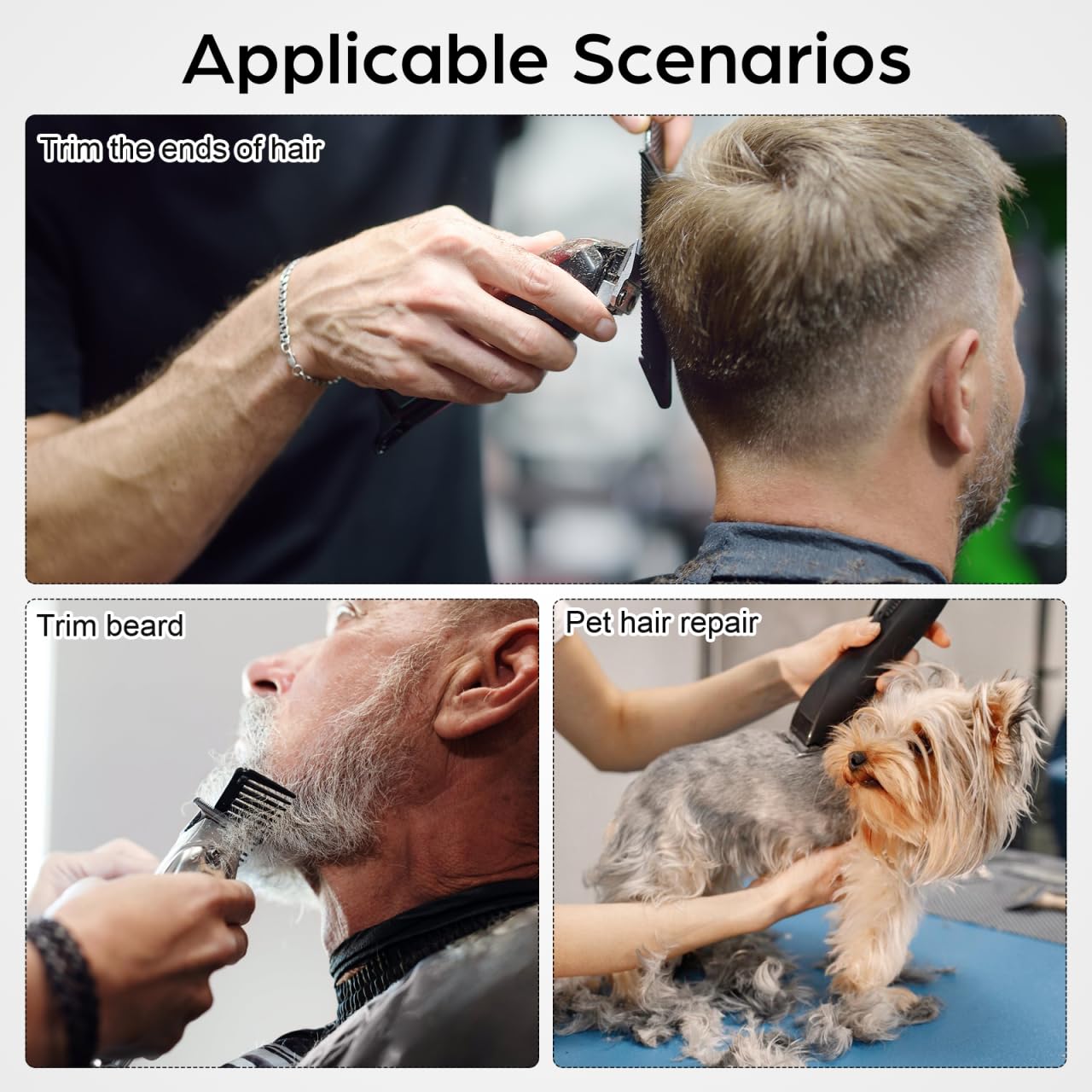 KALLORY Old Fashion Hair Clippers Manual Hair Cutter Manual Haircut Machine Manual Hair Clippers Manual Hair Trimmer