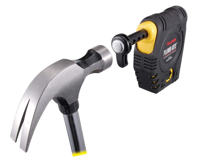 TAJIMA Plumb Bob Setter - 14 oz (400g) Magnetic Plumb-Rite with 14.5 ft Auto Recoil Cord & Quick-Stabilizing Bob - PZB-400GP