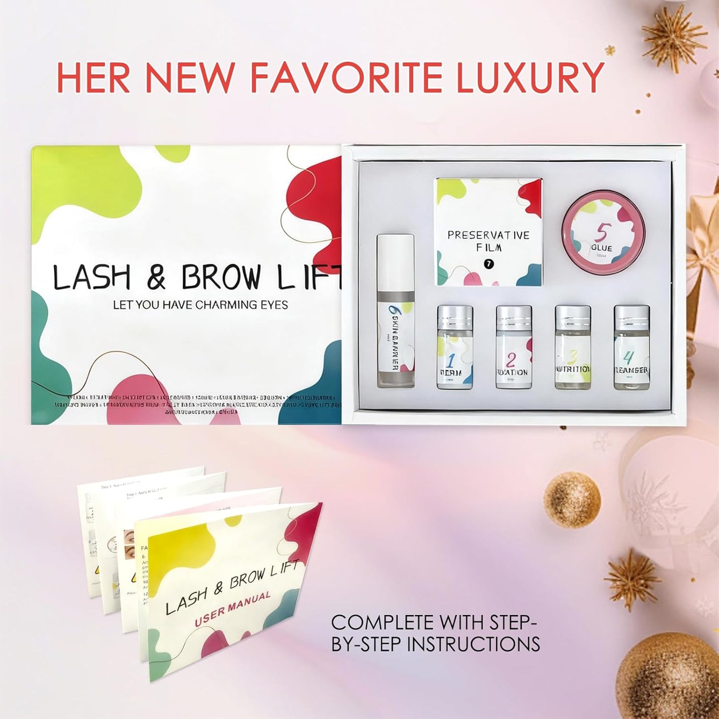 Eyelash Perm Kit - 2026 Upgraded Lash Lift System for Lasting Curl & Natural Look | Easy DIY for Beginners & Pros