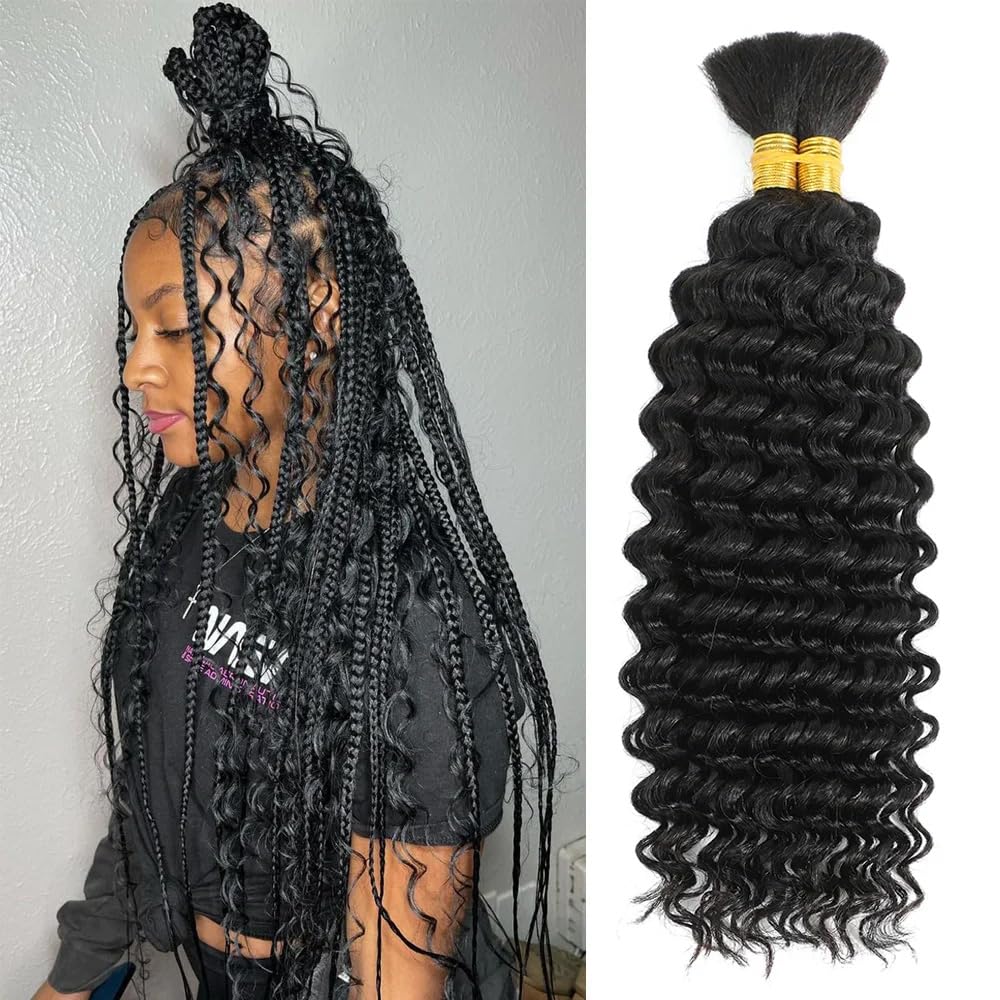Dreadlock Extensions - 100% Human Hair, Handmade Permanent Locs | 30 Strands, 4 Inch, Can Be Dyed & Curled