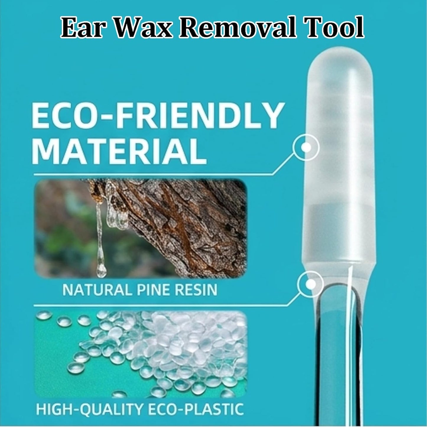 Sticky Ear Cleaning Sticks - 48 Pcs Adhesive Ear Wax Removal Kit | Gentle Tool for All Ages