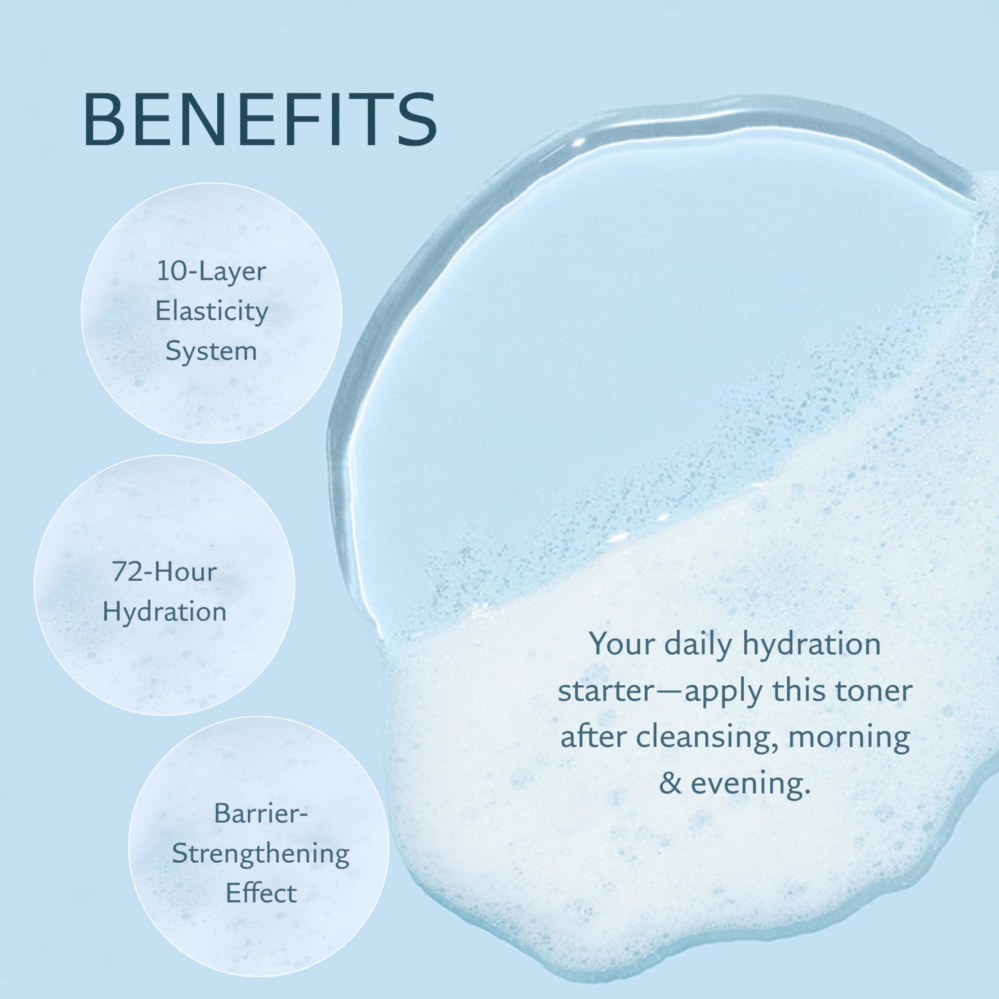 DUEM Reef-in Bubble Tonerment – Low pH (5.8) Ceramide Complex Foaming Toner, 72-Hour Hydration, Skin Elasticity Booster, Korean Skincare, 3.38 fl.oz./100ml
