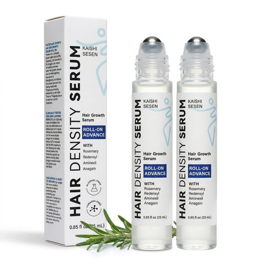 Hair Growth Serum Roll On with Rosemary & Redensyl – Hair Thickening Serum for Thinning Hair, For Thicker-Looking Hair & Helps Balance Scalp Oil, All Hair Types, Men & Women, 0.85 Fl Oz, 2-Pack