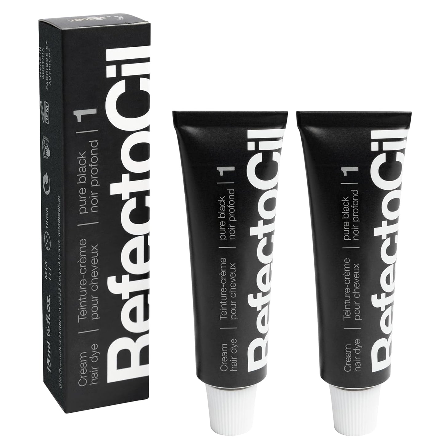 RefectoCil Cream Hair Dye 2-Pack | Long-Lasting Professional Hair Tint for Vibrant Color