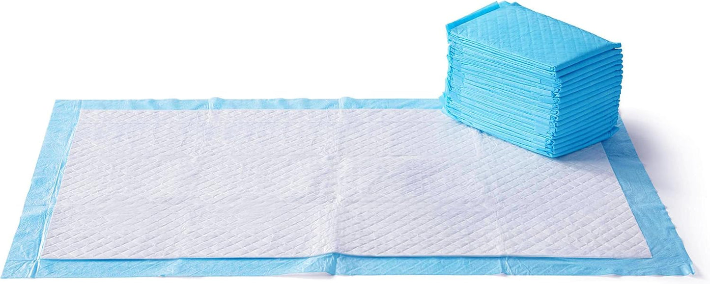 Super Absorbent Dog Potty Pads - Leak-Proof 5-Layer Quick-Dry Design | X-Large 28 x 34 Inch, 25-Pack