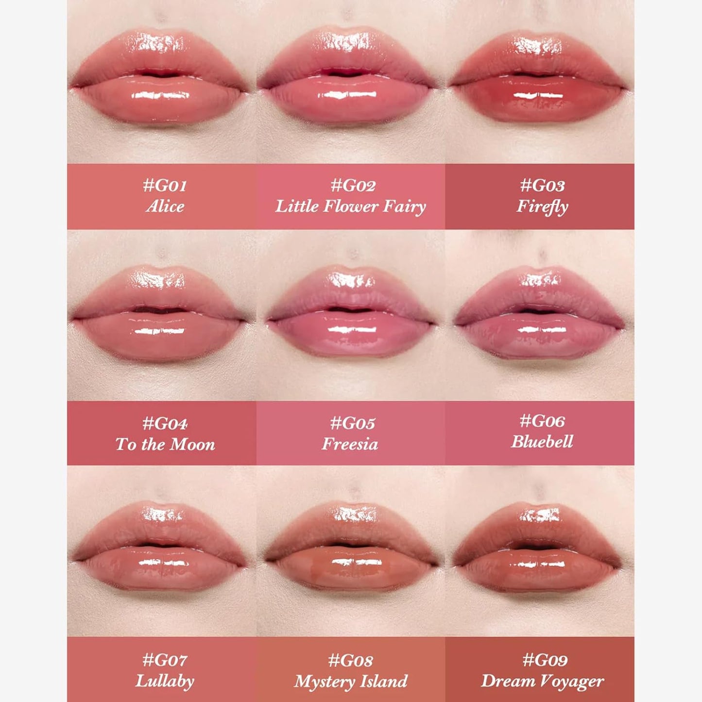 Midsummer Fairytales Lip Lacquer - Glowy Hydrating Tinted Lip Oil for Women | Vegan & Cruelty-Free, 0.17 Fl Oz