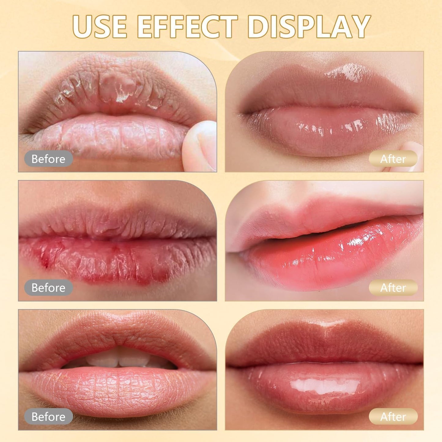 Color Changing Lipstick - Gold Crystal pH Moisturizing Lip Gloss | 24HR Transferproof, Perfect Gift Set (2 Pack)