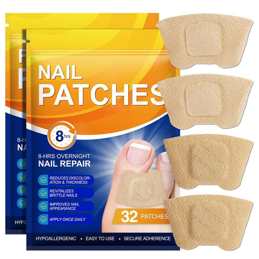 Toenail Care Patches - Overnight Treatment for Dry & Damaged Nails | 2 Pack, Easy Application