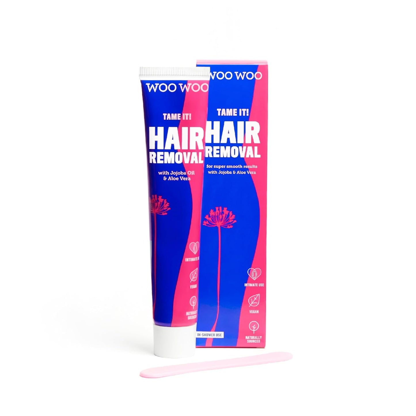 Natural Intimate Hair Removal Cream - Painless Vegan Formula for Sensitive Skin | 100ml - Ideal for Genitals, Bikini, Legs & Bum