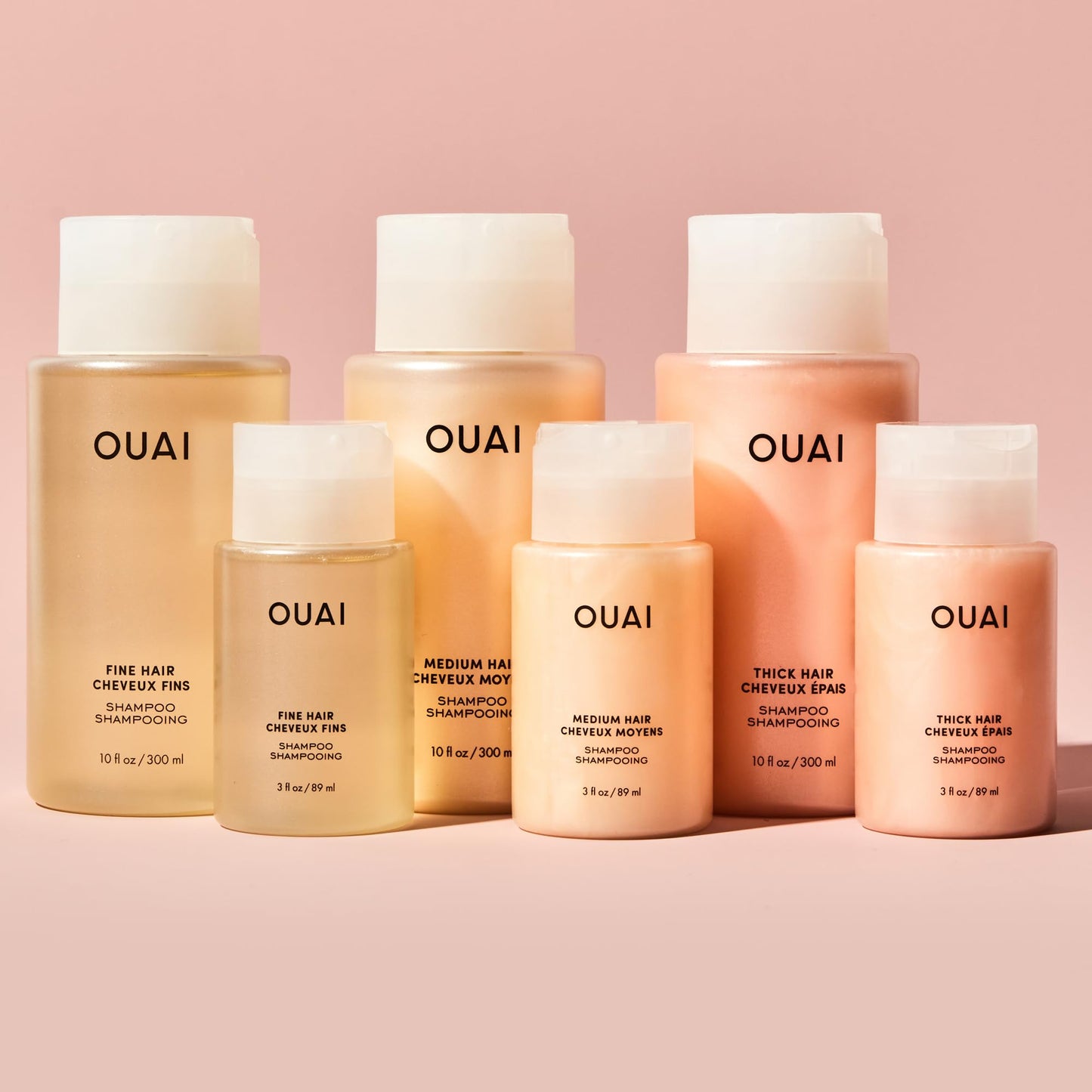 OUAI Fine Hair Conditioner Travel Size - Volumizing Conditioner for Fine Hair with Keratin, Biotin & Chia Seed Oil - Adds Softness, Bounce & Volume - Free from Parabens, Sulfates & Phthalates (3 Oz)
