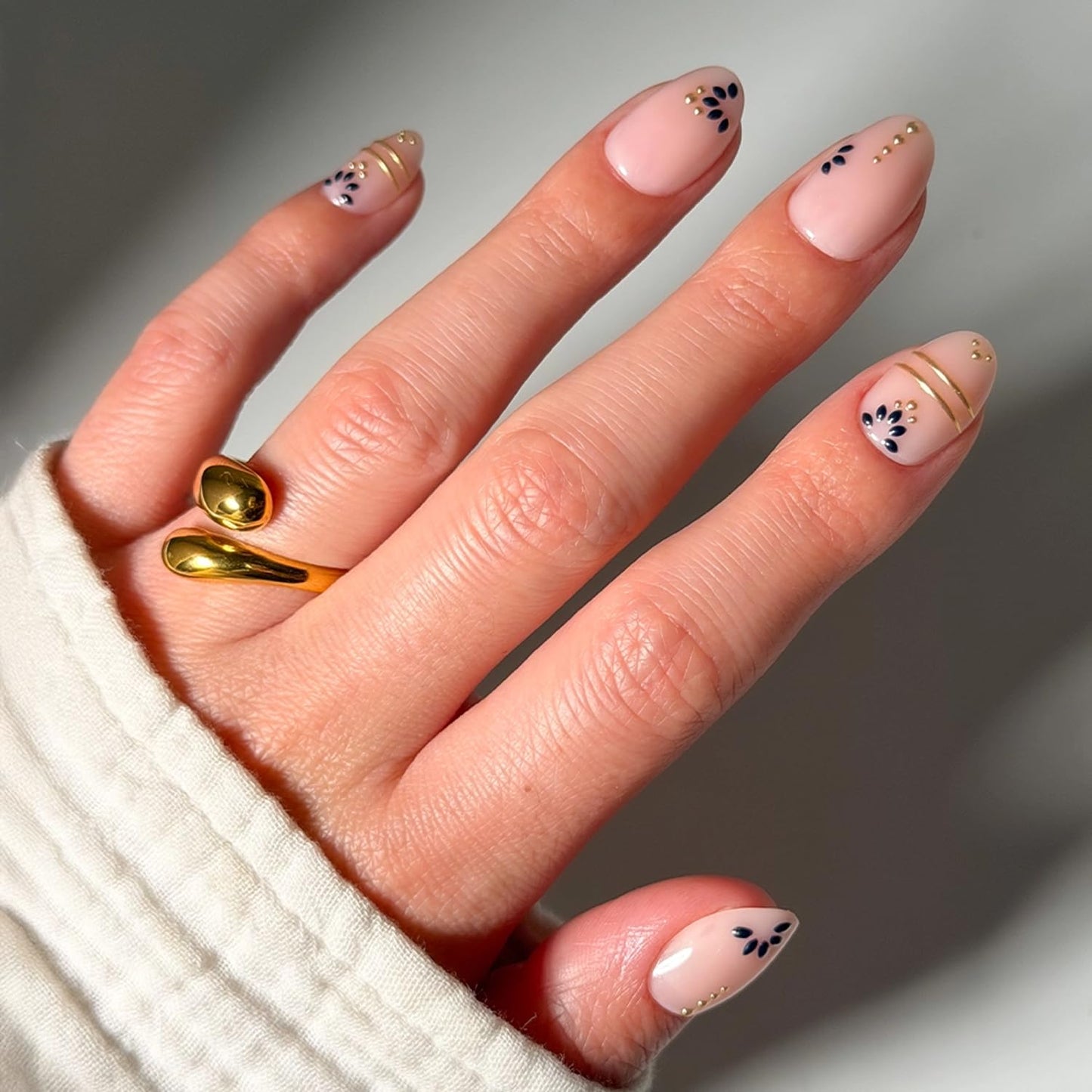 Glamnetic Press-On Nails Bundle - Sweet Picks, Limonata & Myko Muse | Short Squoval French Tip Nails with 3D Fruit Designs