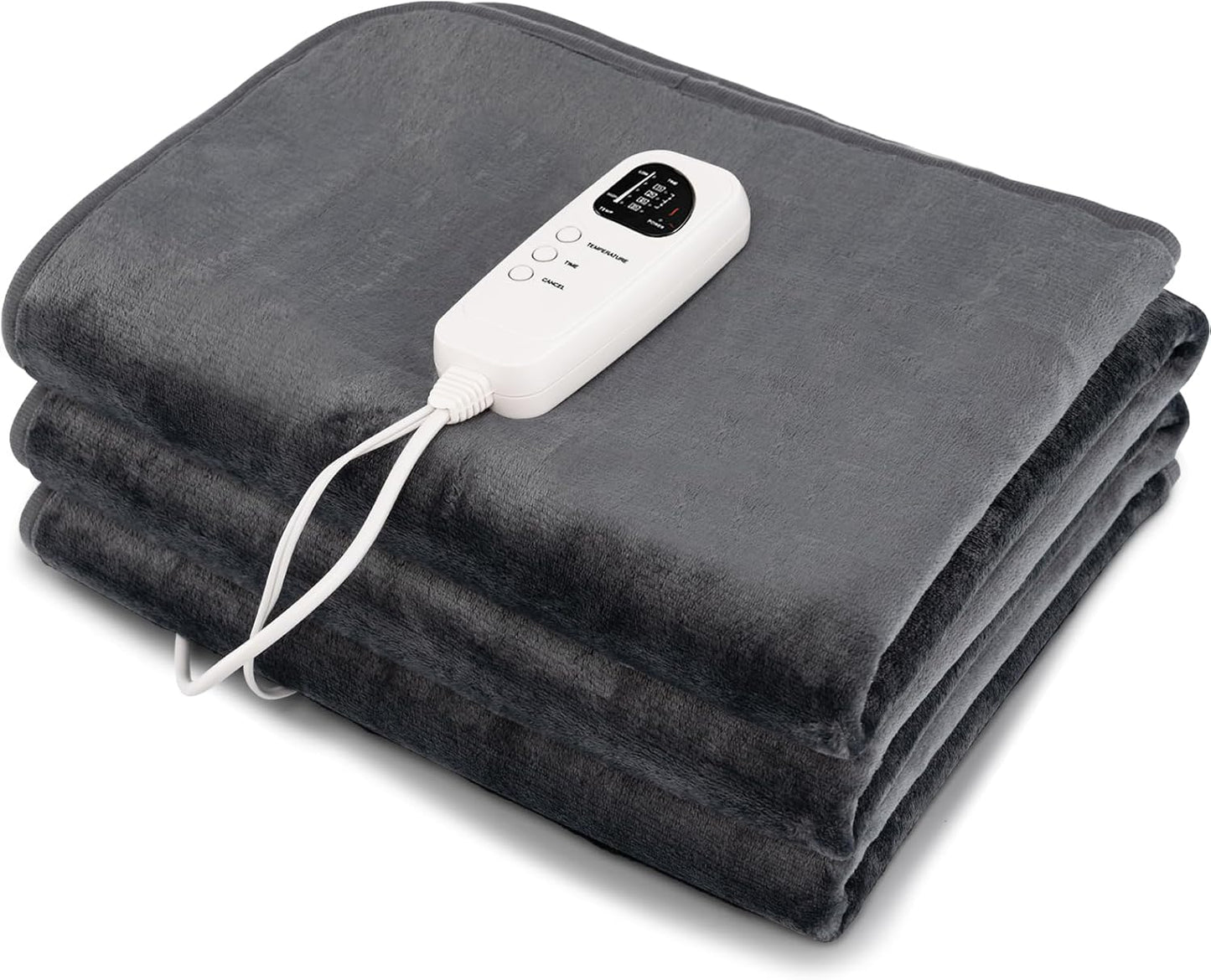 Electric Heated Mattress Pad - Twin Size 71” x 30” | 5-Level Heating, Timer & Overheat Protection