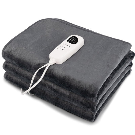 CLEEMAN Electric Heated Mattress Pad, 71” x 30” Twin Size Massage Table Warmer with 5-Level Heating, 8H Timer, Constant Heating, Overheat Protection, Machine Washable, Bed Warmer for Bedroom